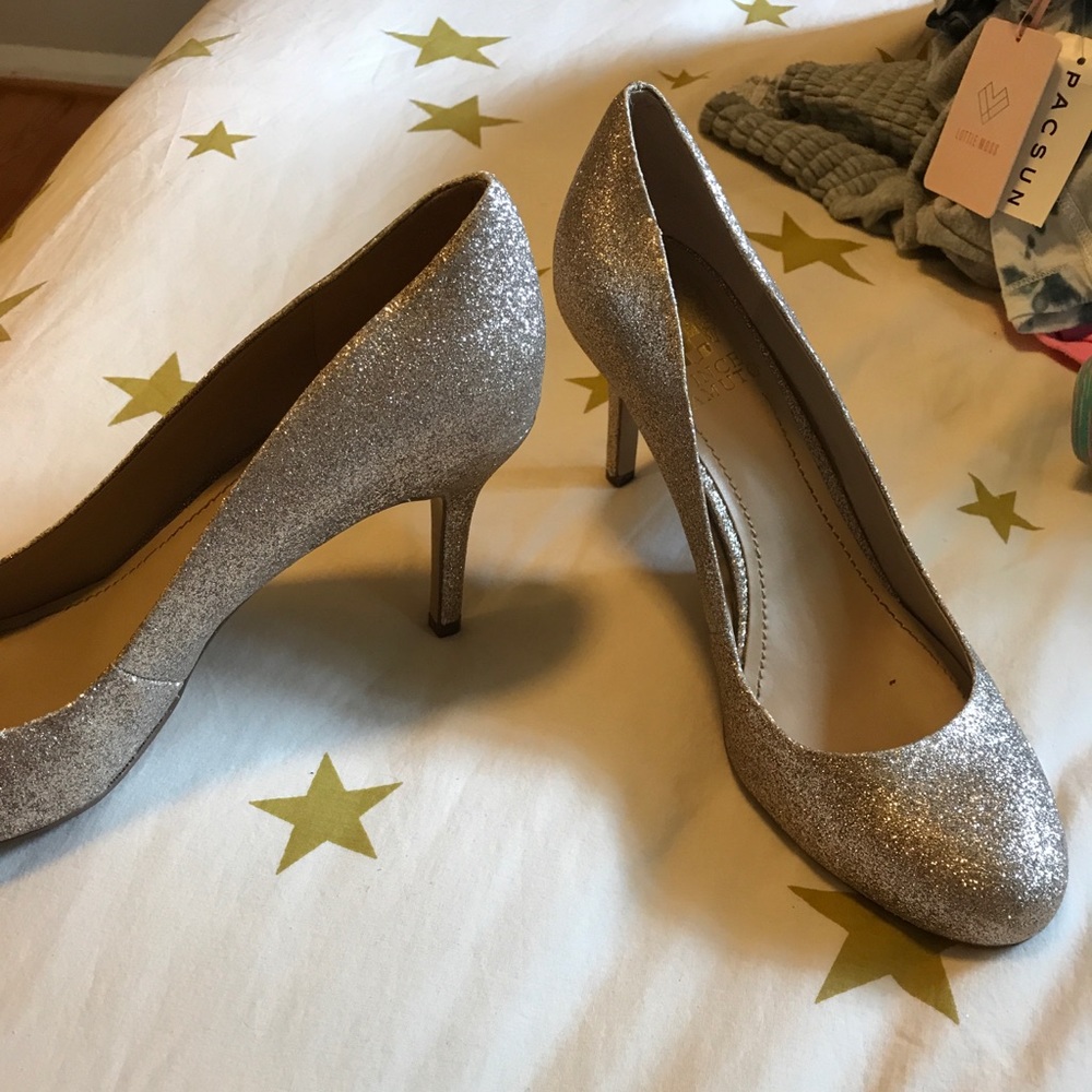 sparkly heels